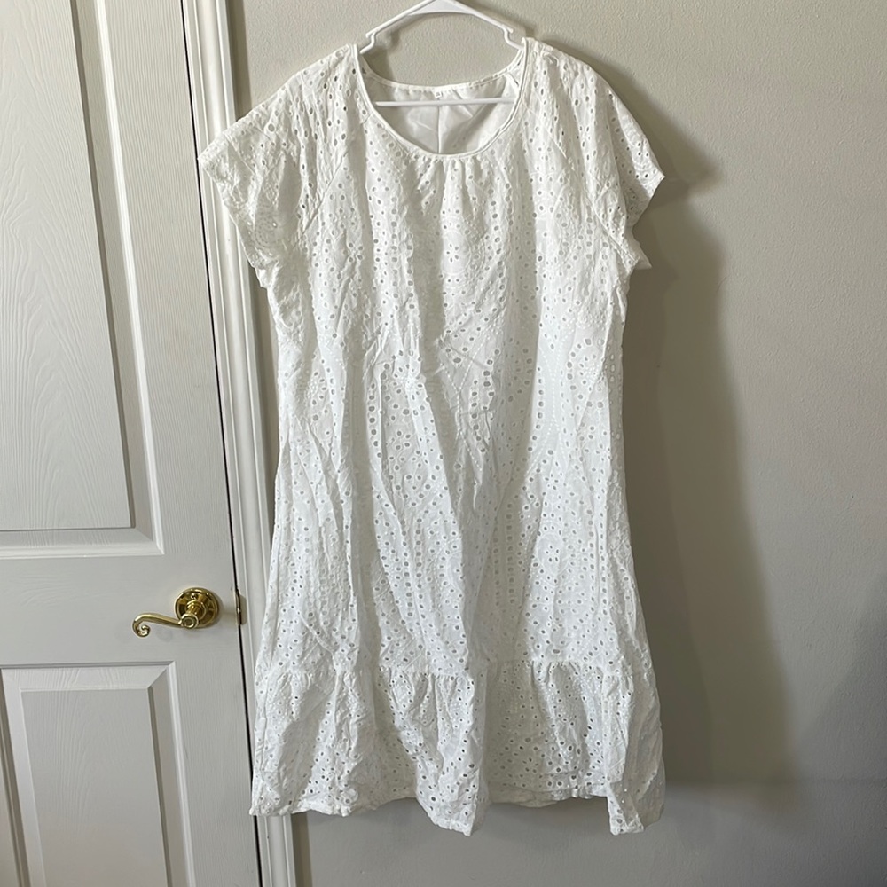 White XL Midi dress